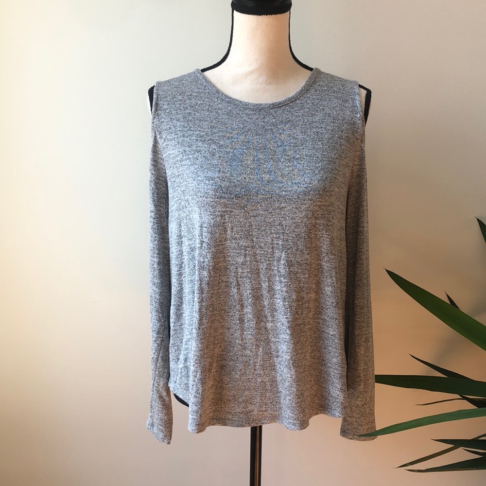 A New Day Cold Shoulder Sweater